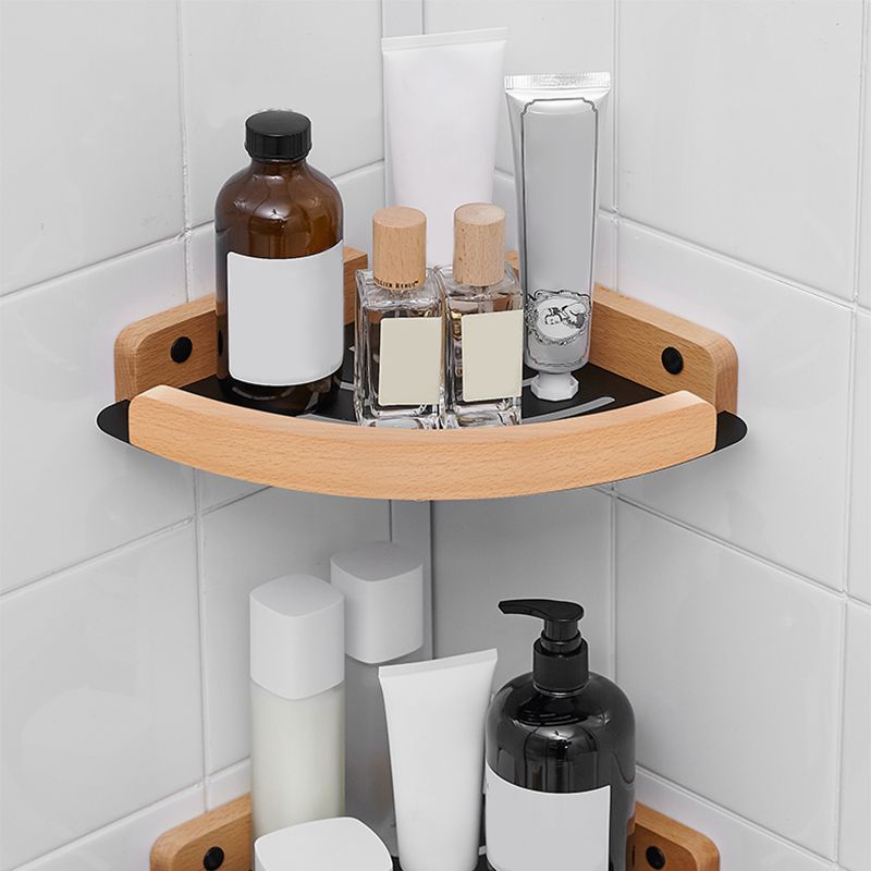 Lisslune | Metal and Wood Bathroom Accessories as Individual Piece or Set in Black