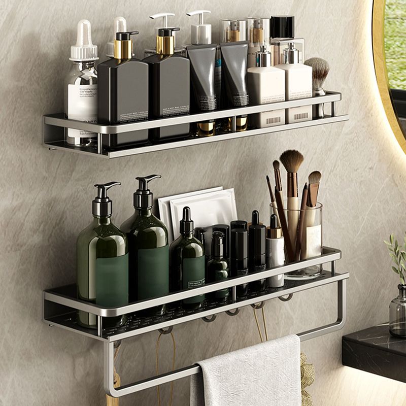Lisslune | Minimalism Matte Metal Bathroom Accessories Set Modern Bathroom Shelf