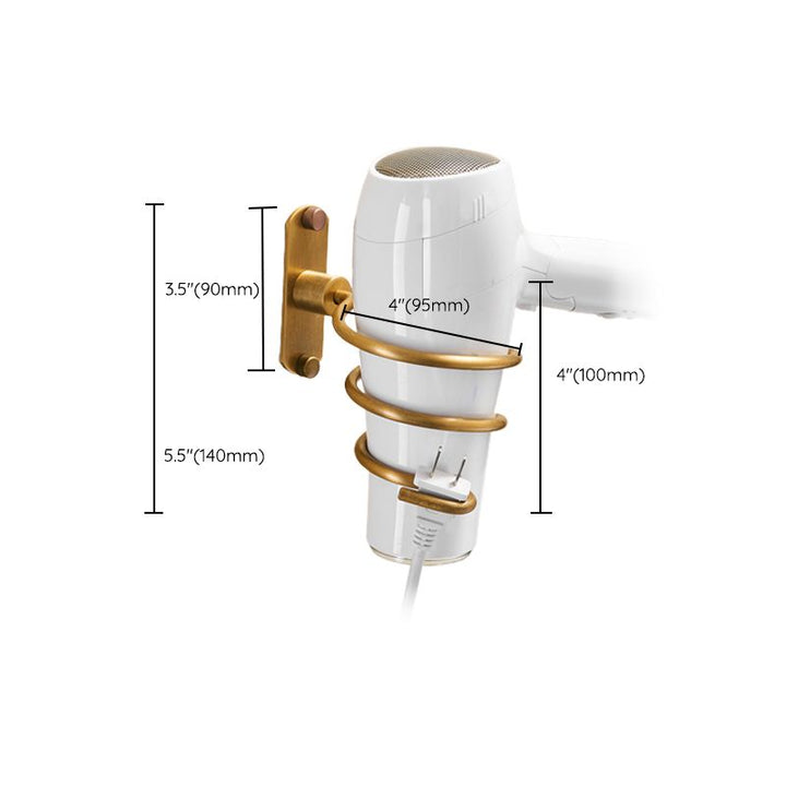Lisslune | Vintage Bronze Bathroom Accessories Set Brushed Brass Towel Bar/Paper Holder/Bath Shelf