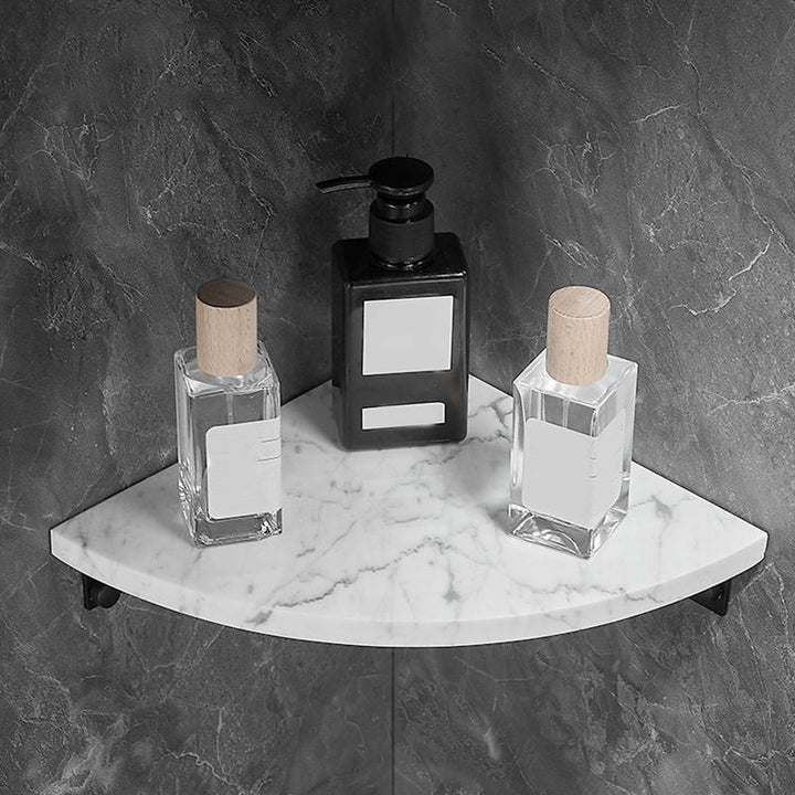 Lisslune | Metal and Marble Bathroom Hardware Set as Individual Piece or Set in Black