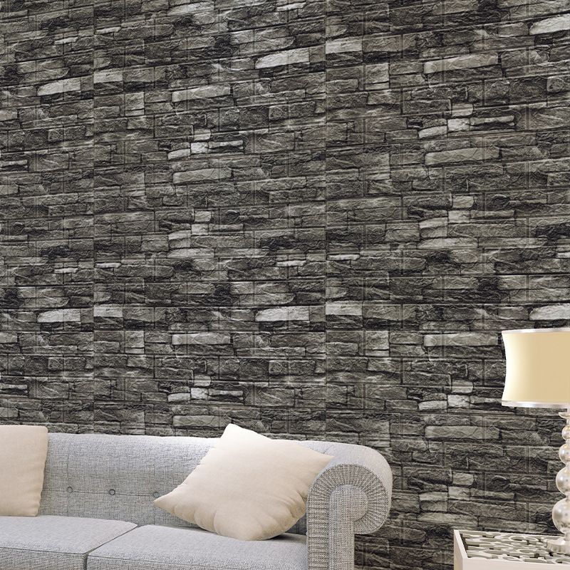 Lisslune | Industrial Wall Panel 3D Brick Bathroom Living Room Wall Panels Set of 10