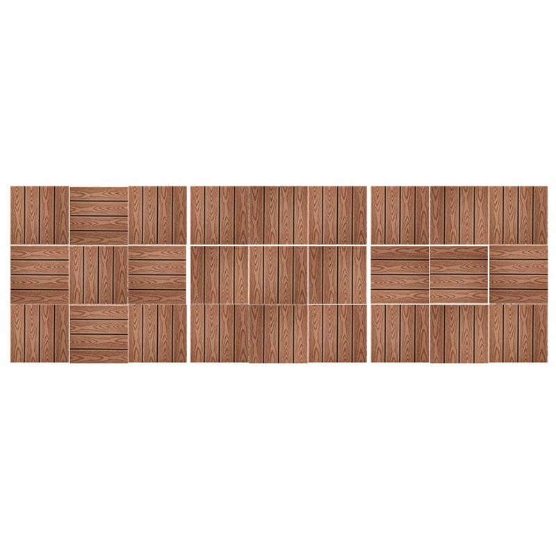 Lisslune | Rectangular constructed tiles water-resistant parquet flooring for balcony