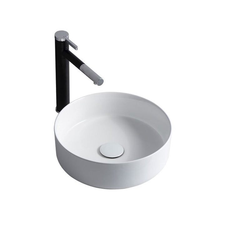 Lisslune | Modern Sink Porcelain Solid Color Round Sink