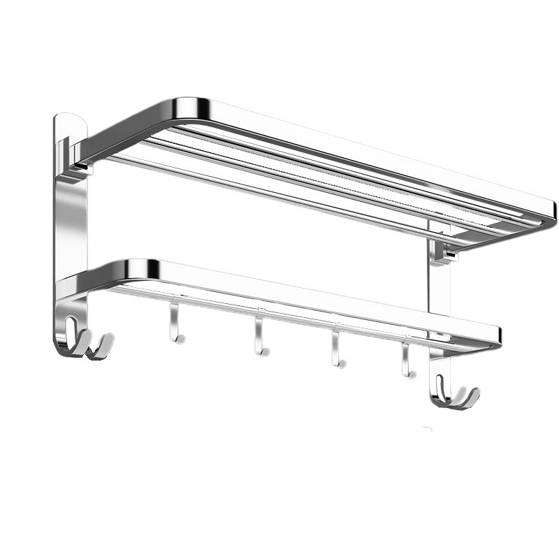 Lisslune | Contemporary Chrome Bathroom Hardware Set Polished Chrome Bathroom Set Made of Stainless Steel