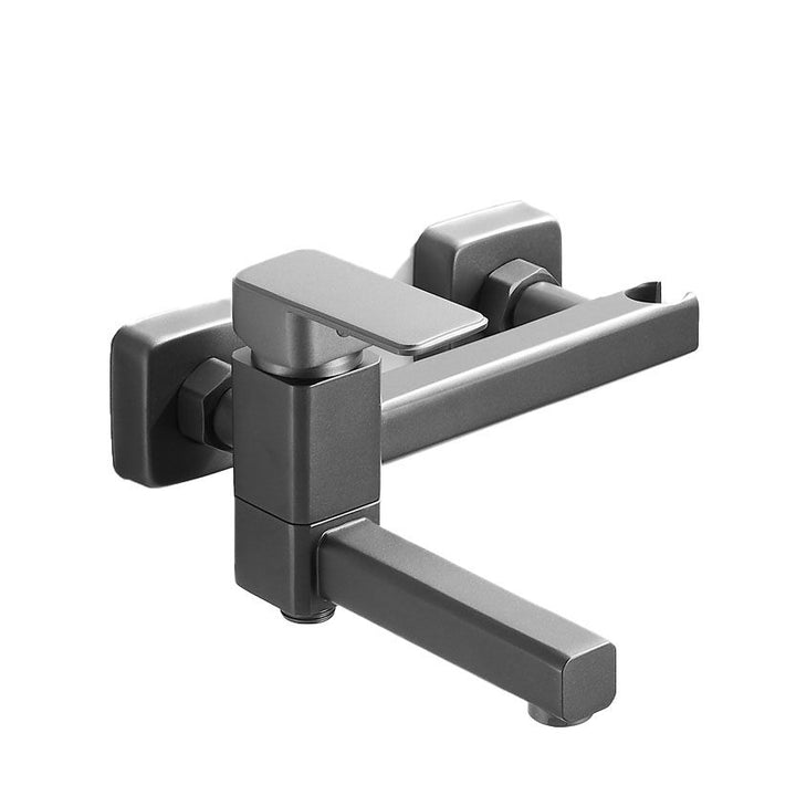 Lisslune | Modern Bathtub Faucet Copper with Handheld Shower Wall-Mounted Bathtub Filler