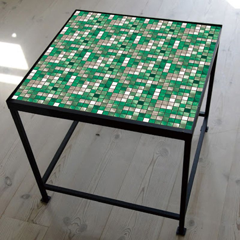 Lisslune | Square Peel and Stick Tile Grid Mosaic Tiles Interior Wallpaper