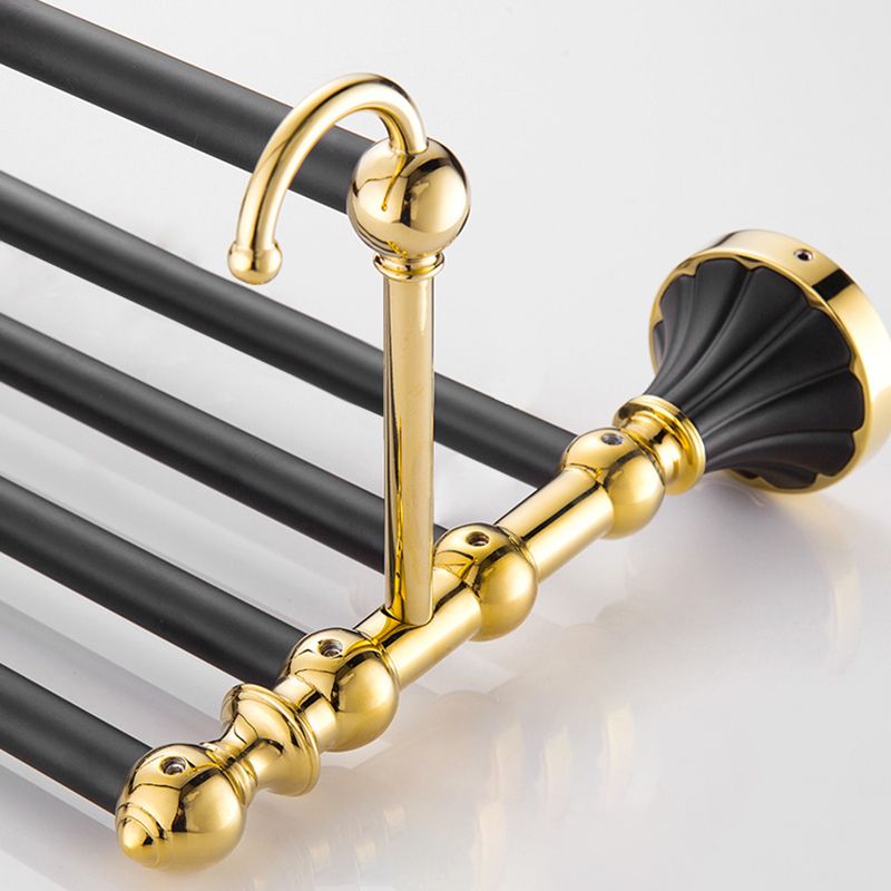 Lisslune | Traditional Bathroom Accessories Set Towel Bar Bathroom Shelf Black Bathroom Accessories Set
