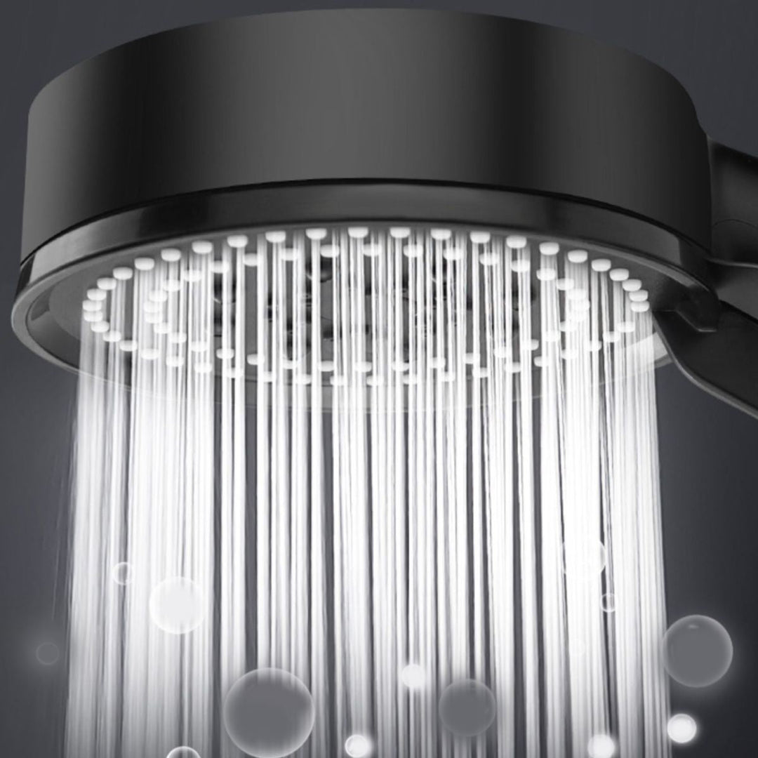 Lisslune | Round Hand Shower Adjustable Spray Pattern Wall Mounted Shower Head