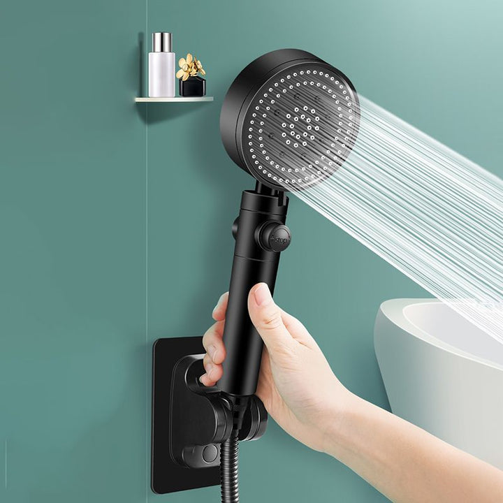 Lisslune | Adjustable Water Flow Shower Head Combination 5 Spray Patterns Hand Shower