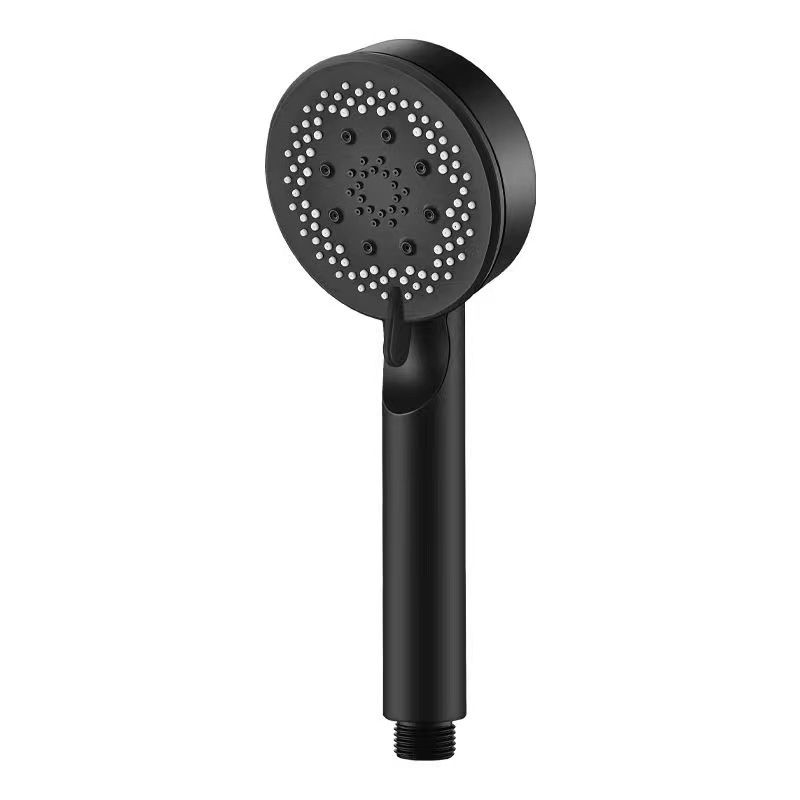 Lisslune | Classic Plastic Shower Head 5 Settings Round Handheld Shower Heads