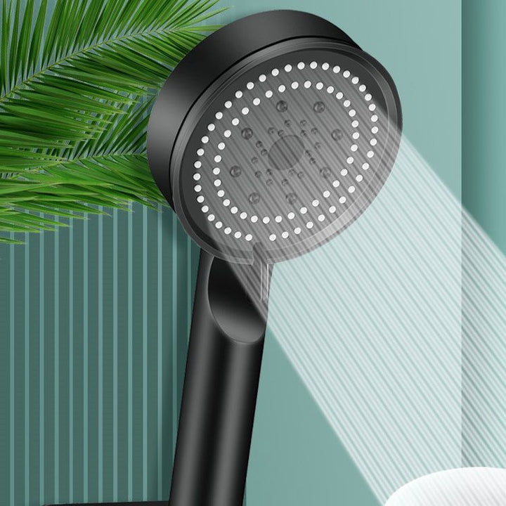 Lisslune | Contemporary Shower Head Combination Hand Shower Plastic Wall Mount Round Shower Combination