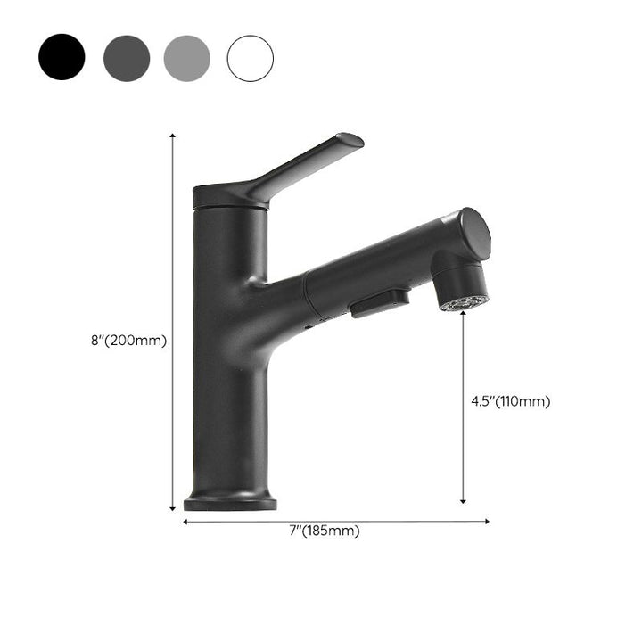 Lisslune | Contemporary Faucet Simple Low Arc Copper Sink Faucet