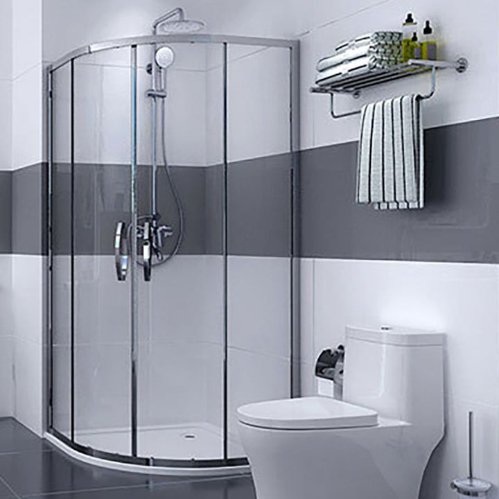 Lisslune | Metal Bathroom Set Traditional Style Nickel Bathroom Accessories Set