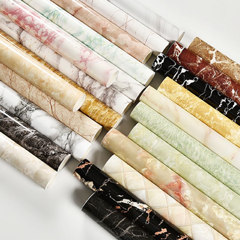 Lisslune | Rectangular Peel & Stick Mosaic Tile Modern PVC Peel & Stick Field Tile