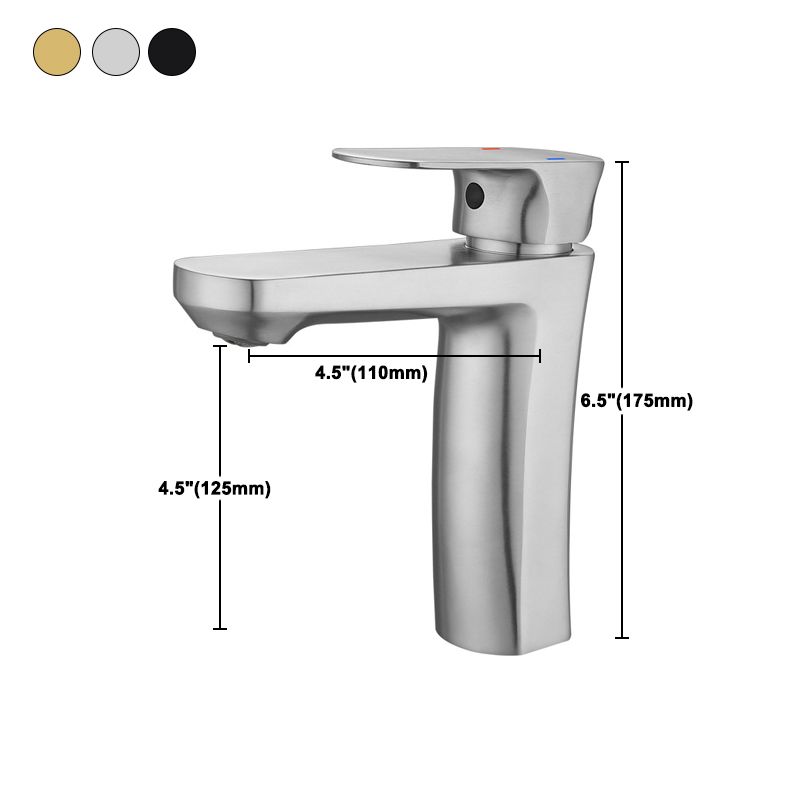 Lisslune | Square 1-Handle Basin Mixer 1 Hole Basin Mixer