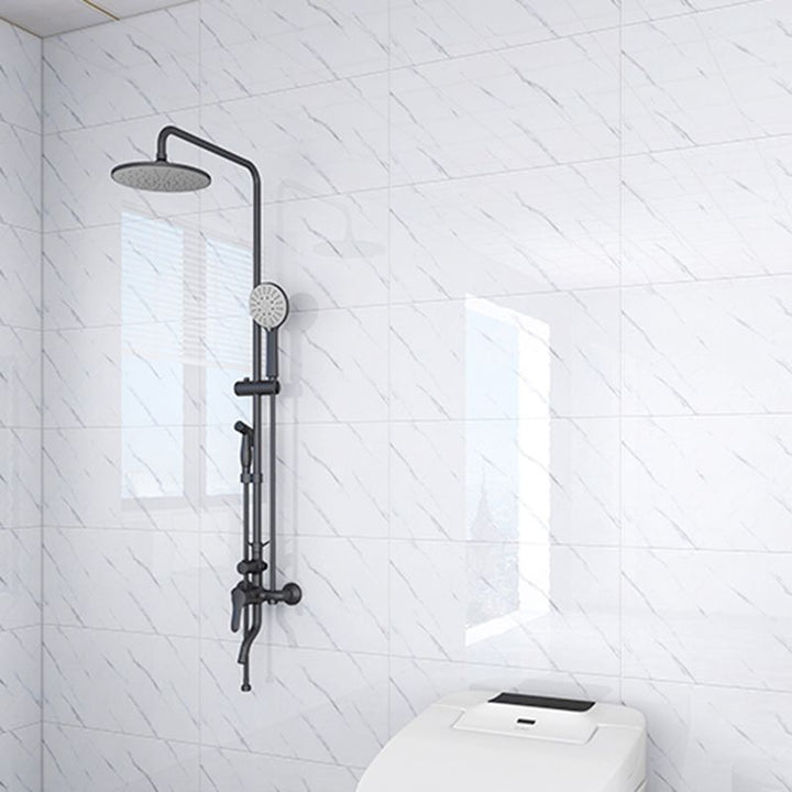 Lisslune | Contemporary Style Wallpaper Single Panel Bathroom Wallpaper with Rectangular Shape