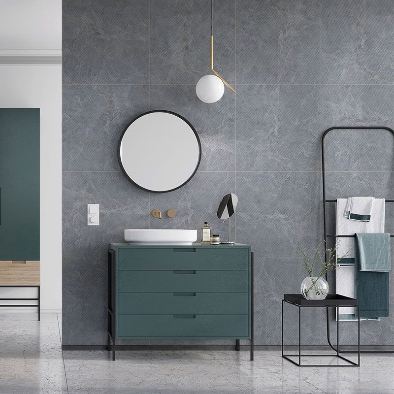 Lisslune | Peel and Stick Vinyl Flooring Marble Look Vinyl Flooring with Square Edge