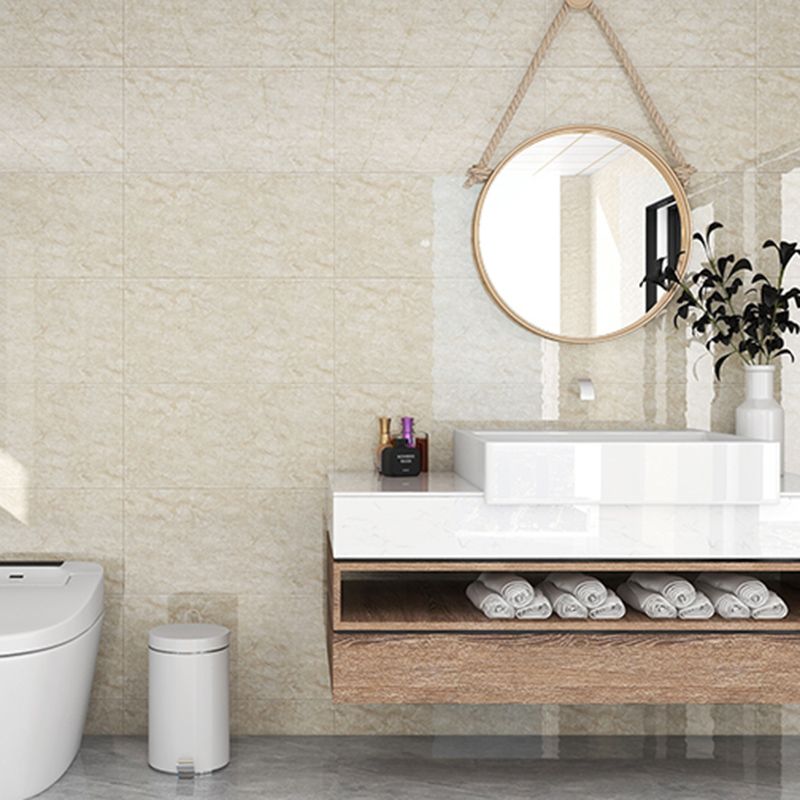 Lisslune | Contemporary Style Wallpaper Single Panel Bathroom Wallpaper with Rectangular Shape