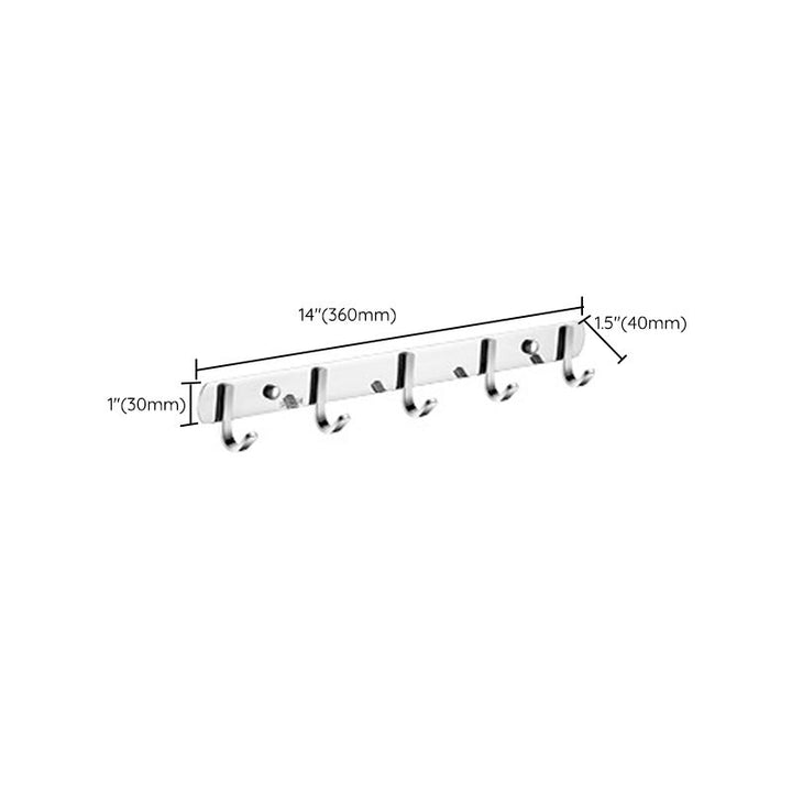 Lisslune | Modern Stainless Steel Bathroom Set Paper Holder Bathroom Shelf Bathroom Accessories