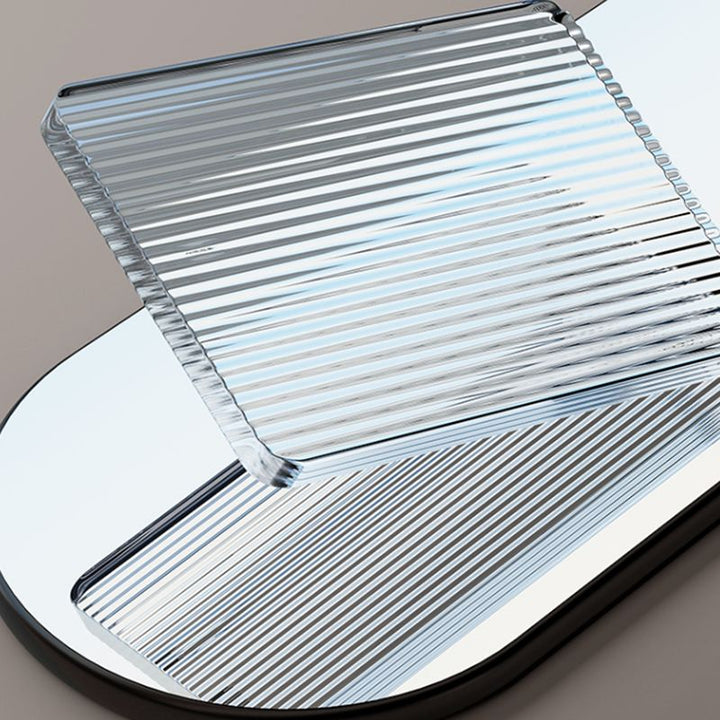 Lisslune | Black Bathroom Set Metallic & Acrylic Bathroom Accessory Set made of Stainless Steel Aluminium