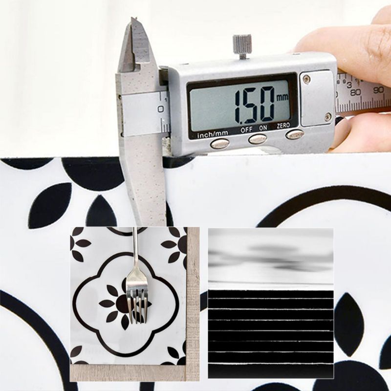 Lisslune | Modern Mosaic Tile Arabesque Print Peel and Stick Backsplash Tile for the Kitchen