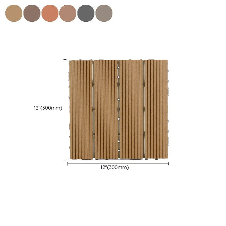 Lisslune | Traditional Floor Tiles Solid Color Click-Lock Flooring Tiles