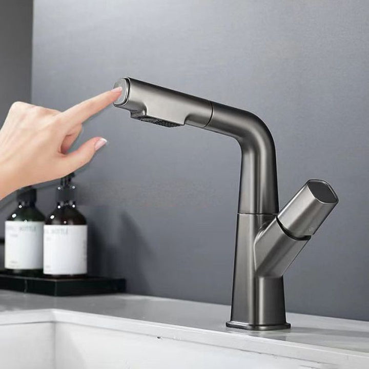 Lisslune | Single-Lever Faucet Contemporary Style Basin Faucet for Bathroom