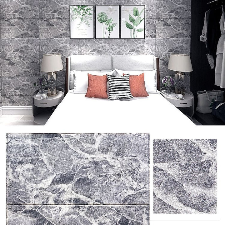 Lisslune | Modern Pearl Wall Bowls PVC Foam Wall Access Panel Peel and Stick Wall Tiles