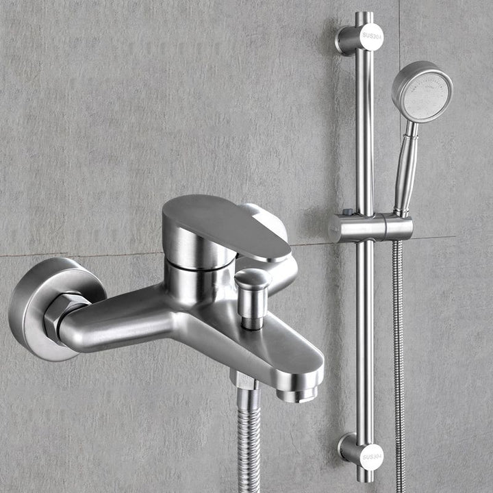 Lisslune | Contemporary Bathtub Filling Trim 304 Stainless Steel Wall Mounted Bathtub Faucet