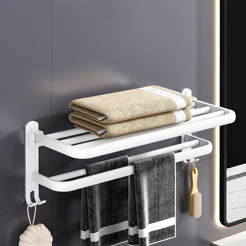 Lisslune | White contemporary bathroom accessories set stainless steel aluminum bathroom set
