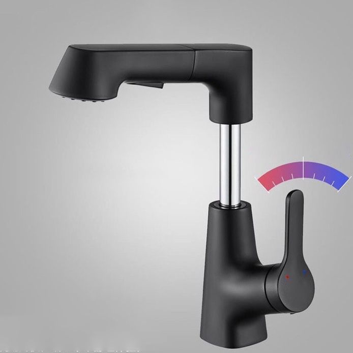 Lisslune | Contemporary Sink Faucet Plian Low Arc Brass Centerset Sink Faucet