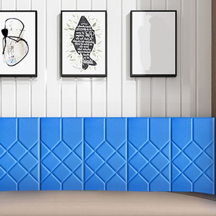 Lisslune | Modern Wall Cladding Living Room Peel and Stick 3D Embossing Waterproof Wall Cladding