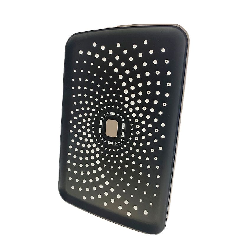 Lisslune | Black Large Shower Head Standard Spray Pattern with Hand Shower