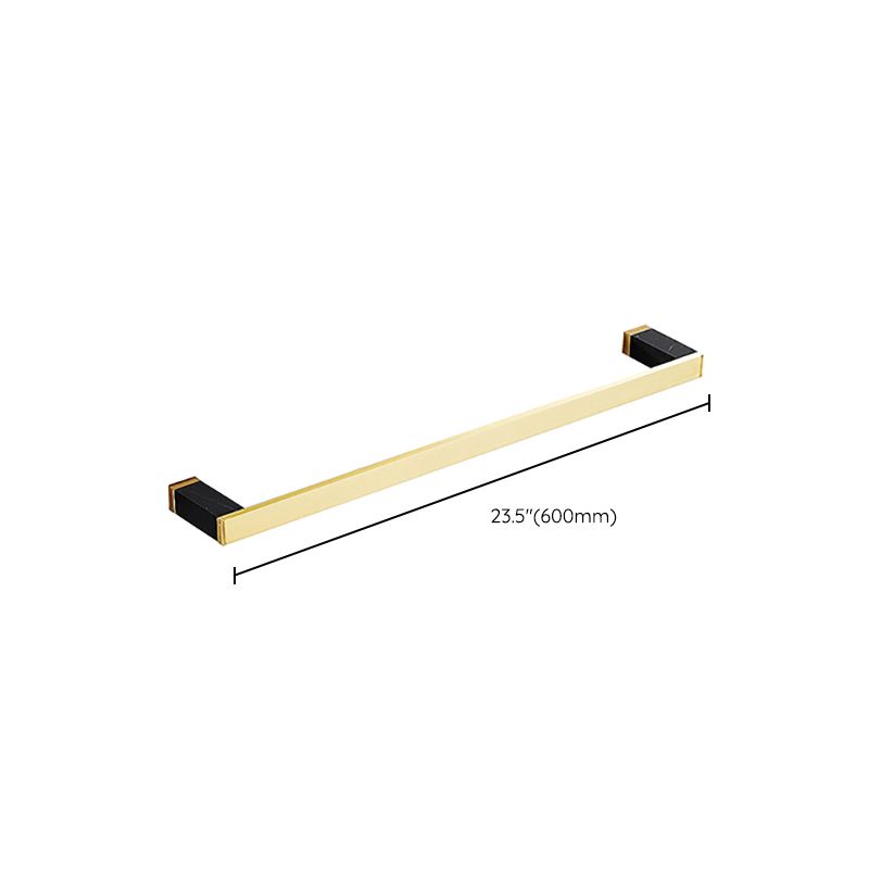 Lisslune | Metal and Marble Bathroom Minimalist Accessory as a Single Item or in a Set in Gold