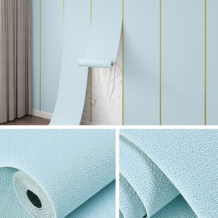 Lisslune | Modern Pearl Wall Molding Flat Wall Access Panel Peel and Stick Foam Baseboard