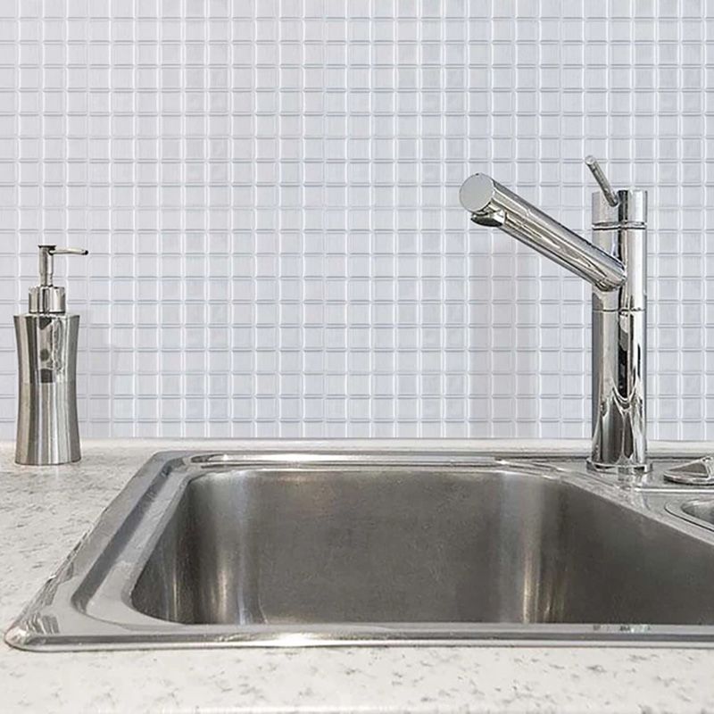 Lisslune | Peel & Stick Mosaic Tile Square Plastic Waterproof Peel and Stick Tiles for the Kitchen