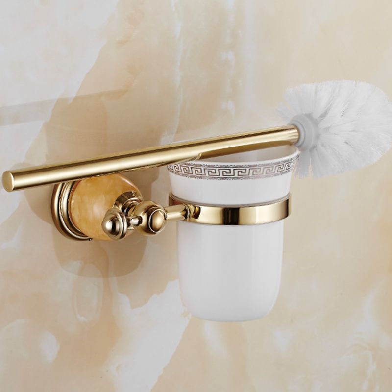 Lisslune | Contemporary brushed brass bathroom accessories as a single piece or as a set