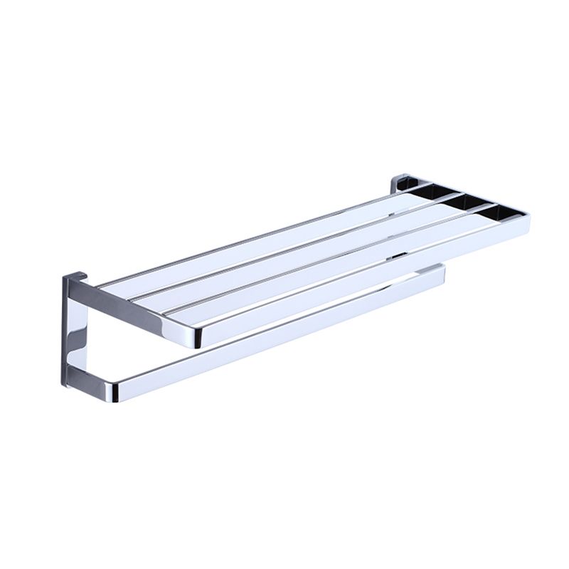 Lisslune | Chrome brass modern bathroom accessory set with towel bar/ ring/ paper holder & bathrobe hook