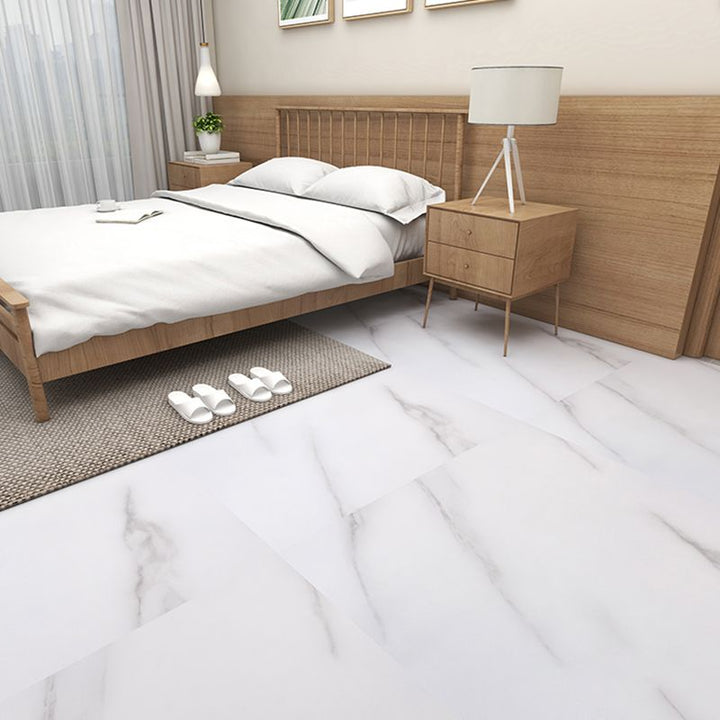Lisslune | Indoor Vinyl Floor Peel and Stick PVC Marble Print Square Floor