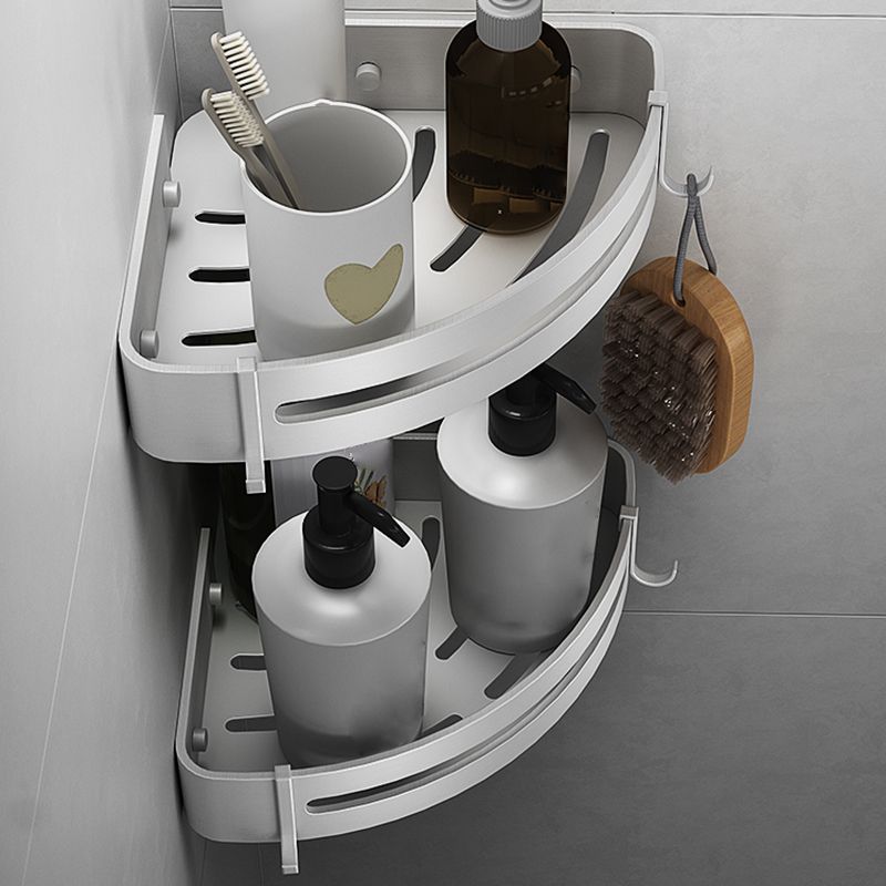 Lisslune | Silver Bathroom Set Modern Rust Protection Bathroom Accessories Individual or as Set