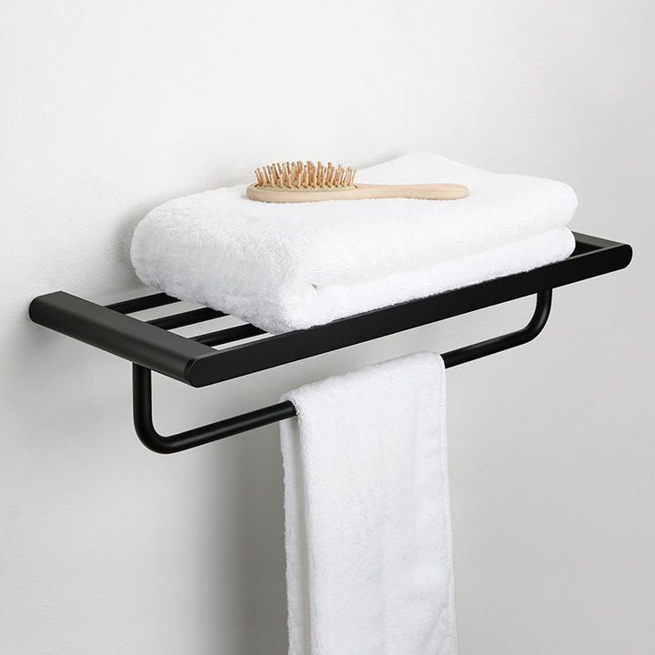 Lisslune | Contemporary bathroom accessory single item or in set made of black metal