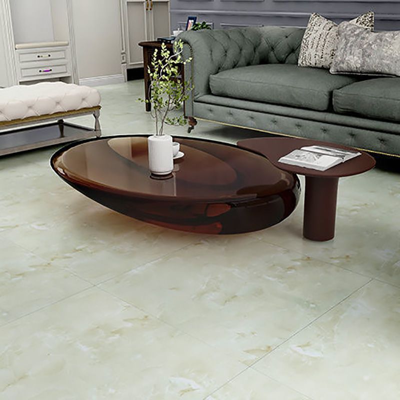 Lisslune | Modern Indoor Vinyl Flooring Marble Print Square PVC Vinyl Flooring