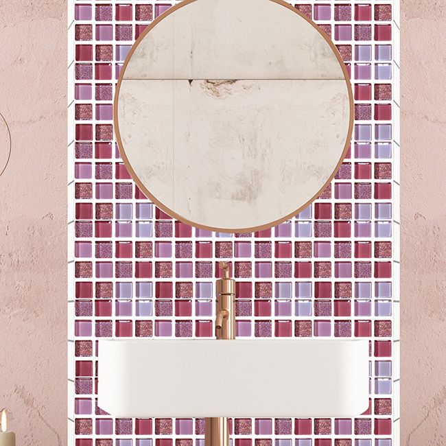 Lisslune | Modern backsplash tile Smooth Self-adhesive wall tile for the bathroom