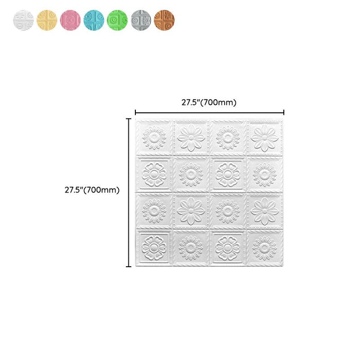 Lisslune | Industrial 3D-Print Wall Shelf Bathroom Living Room Wall Panels Set of 10