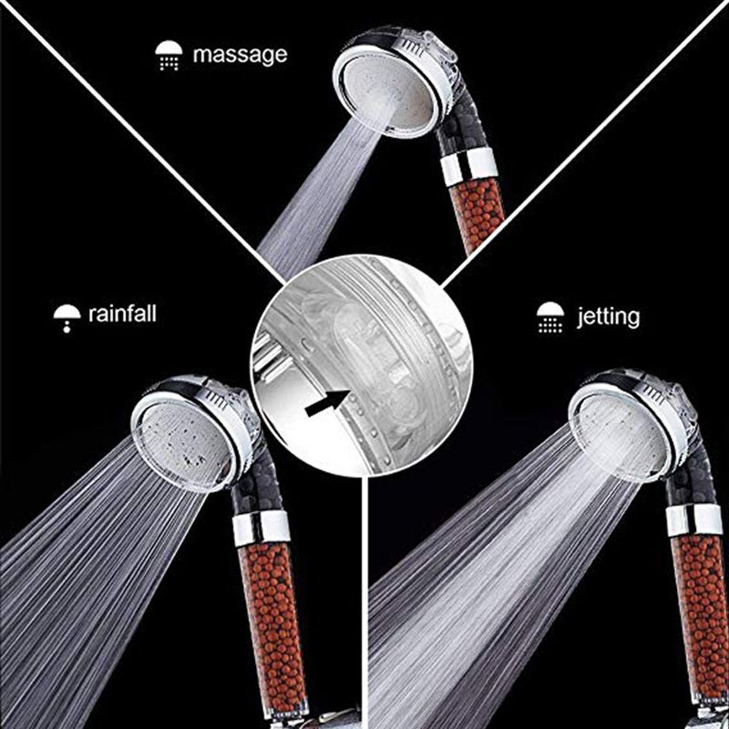 Lisslune | Bathroom Shower Head Rainfall Round Adjustable Shower Heads Ceiling Mounted Shower Head