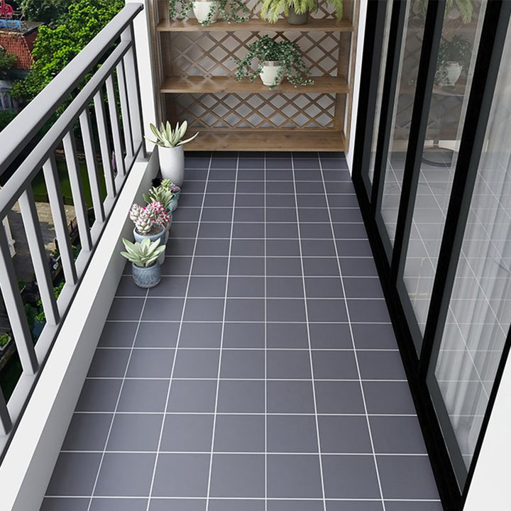 Lisslune | 4 mm thick PVC flooring Living Spaces Smooth Peel & Stick Vinyl Flooring