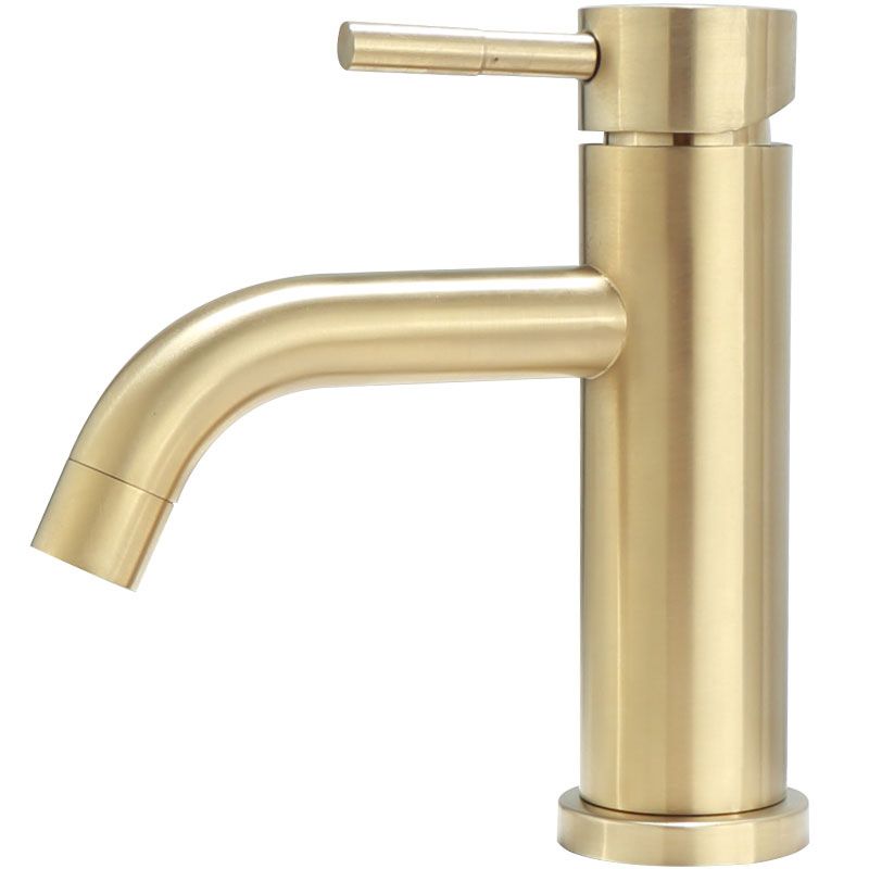 Lisslune | Deck Mounted Roman Tub Faucet Low Arc Tub Faucet Set in Gold