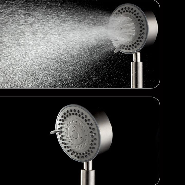 Lisslune | Standard Spray Shower Head Polished Nickel Round Hand Shower