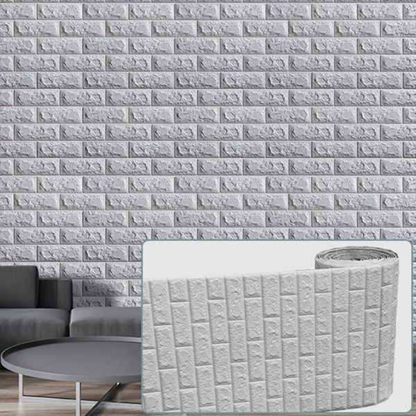 Lisslune | Modern Pearl Wainscoting Waterproof PVC Wall Access Panel Peel and Stick Wall Tile