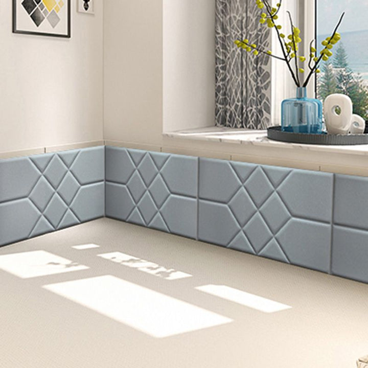 Lisslune | Modern Wall Cladding Living Room Peel and Stick 3D Embossing Waterproof Wall Cladding